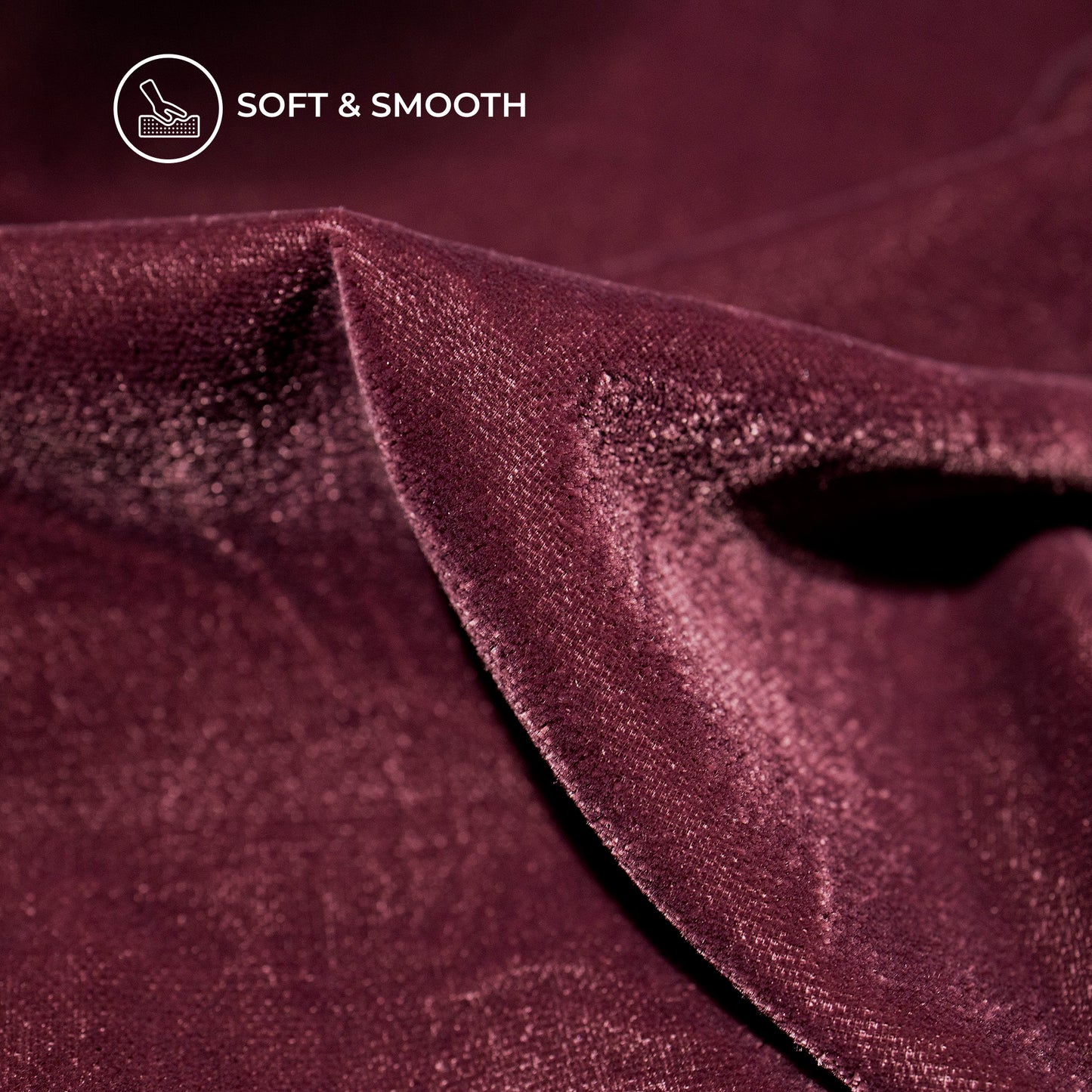 Wine Red Plain Export Quality Micro Velvet Fabric