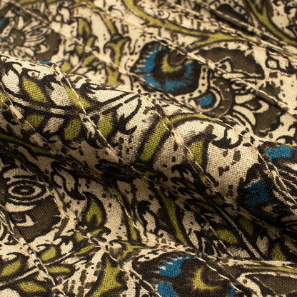 Exclusive Kalamkari Pin-Tucks Cotton Fabric
