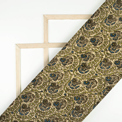 Exclusive Kalamkari Pin-Tucks Cotton Fabric