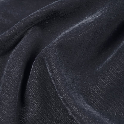 Dark Grey Plain Export Quality Micro Velvet Fabric