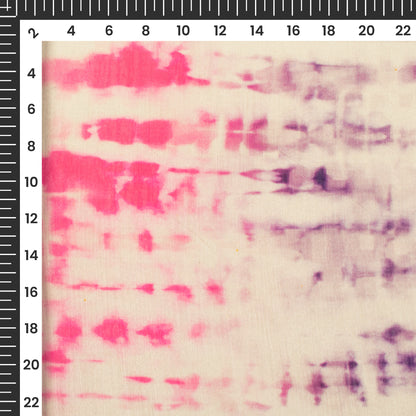 Exclusive Beige Shiiborii Digital Print Poly Chinnon Chiffon Fabric
