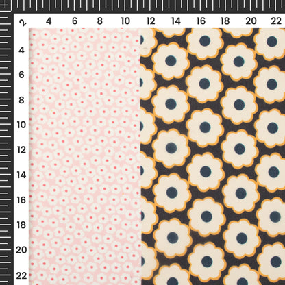 Exclusive Multi-Color Floral Digital Print Georgette Fabric