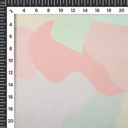 Exclusive Tye And Dye Digital Print Georgette Satin Fabric