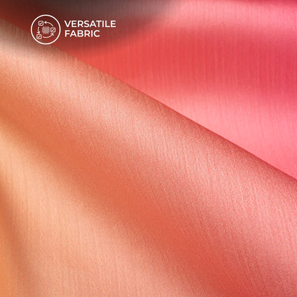 Exclusive Bollywood Ombre Digital Print Chiffon Satin Fabric