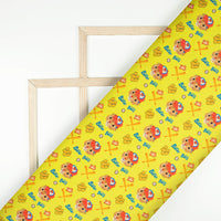 Trendy Kids Digital Print Imported Satin Fabric
