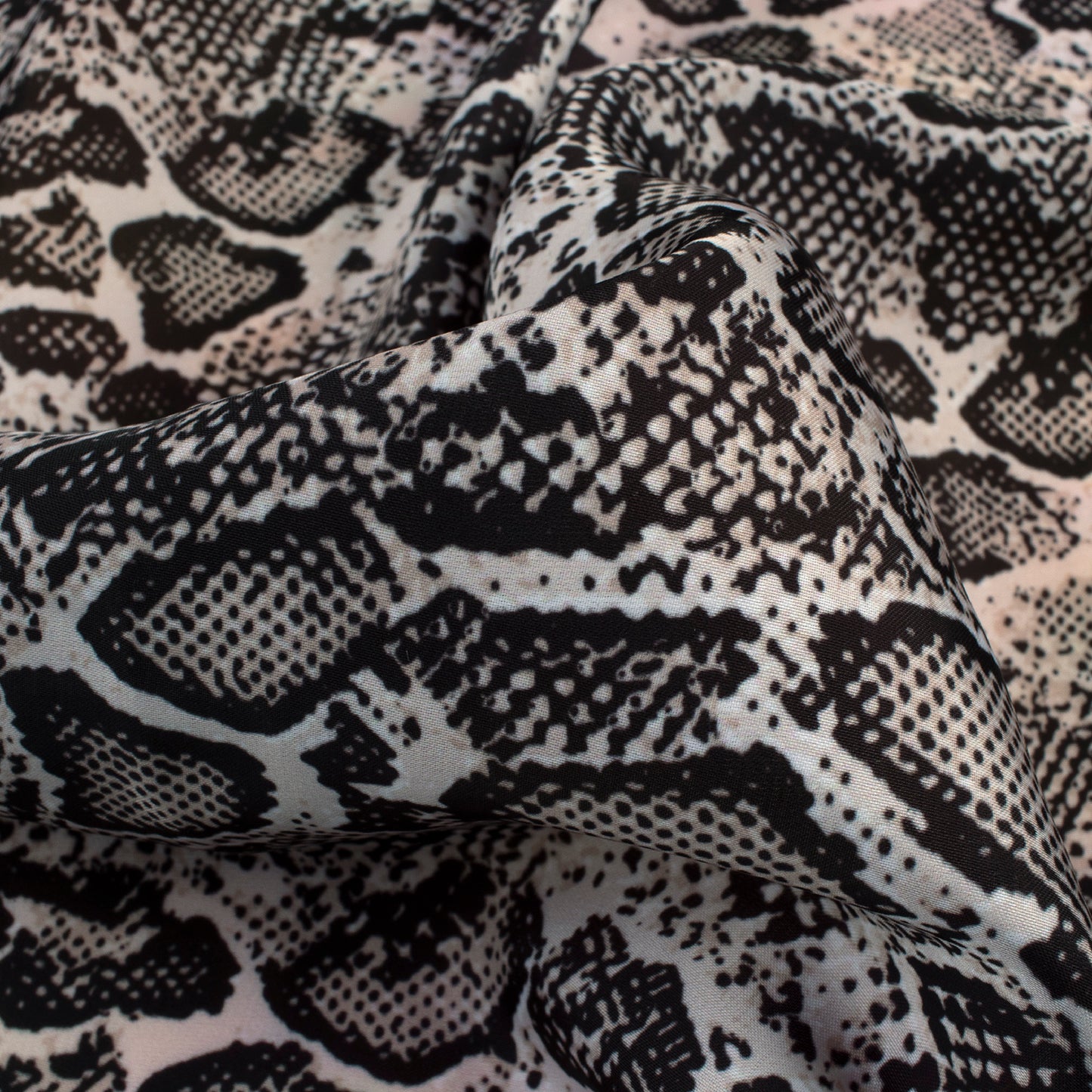 Trendy Leopard Print Digital Print Imported Satin Fabric