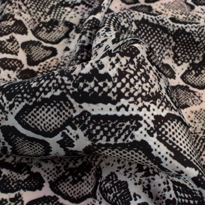 Trendy Leopard Print Digital Print Imported Satin Fabric