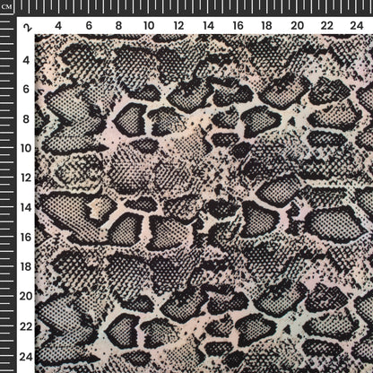 Trendy Leopard Print Digital Print Imported Satin Fabric
