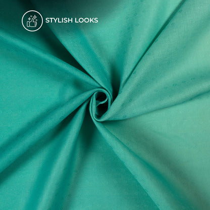 Tiffany Blue Ombre Digital Print Elegant Blend Pashmina Fabric