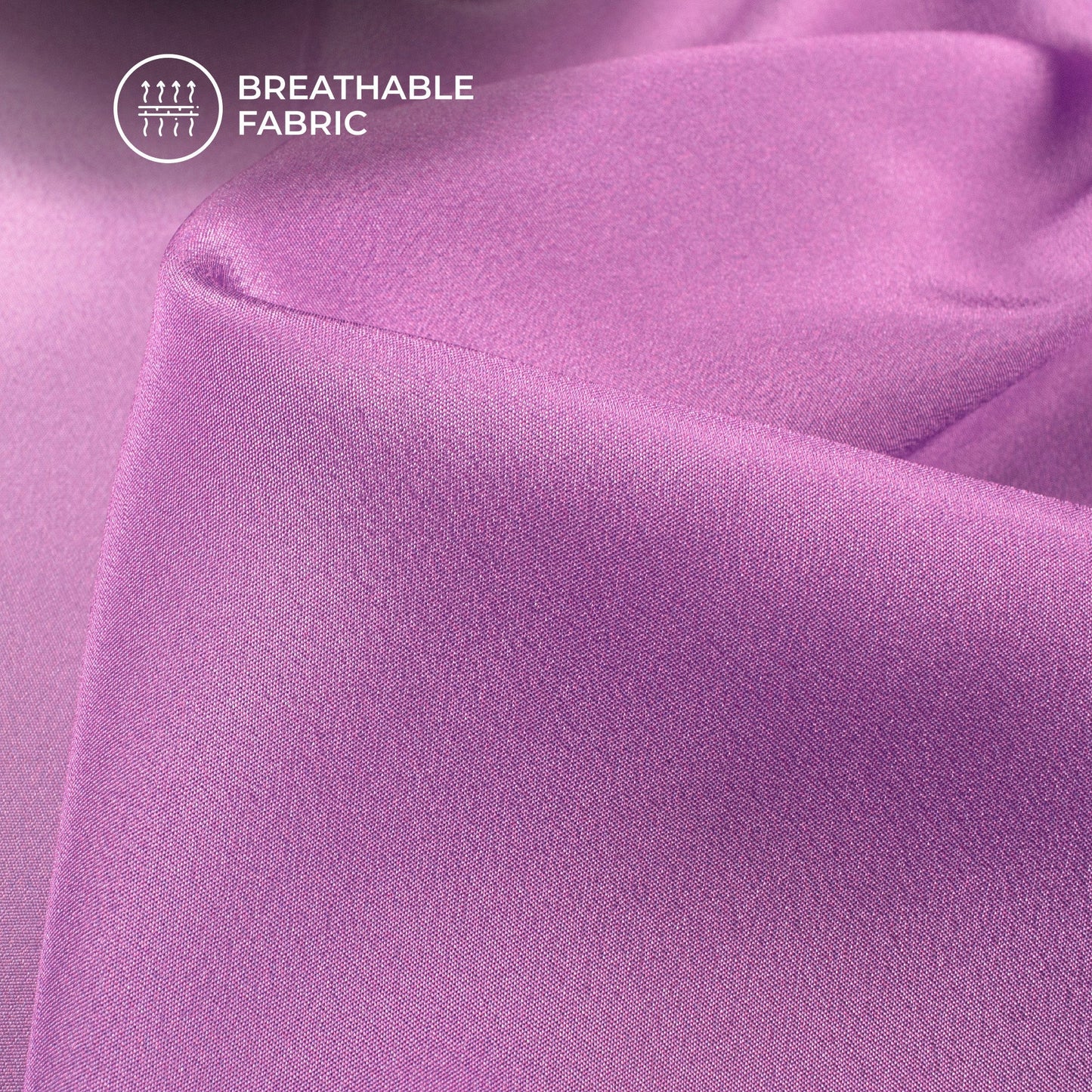 Essential Softness: Purple Ombre Digital Print Crepe Silk Fabric