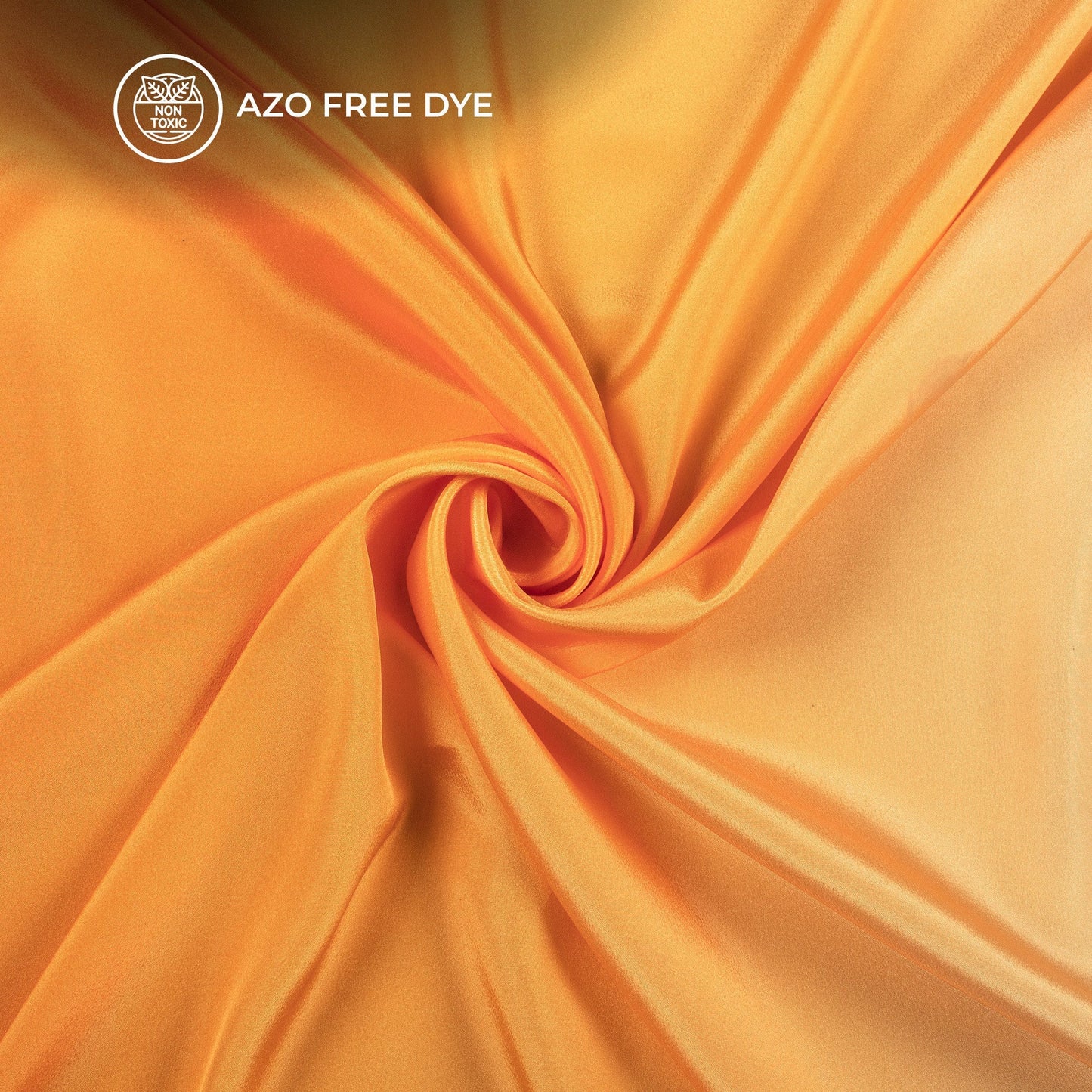 Smooth Readince: Yellow Ombre Digital Print Crepe Silk Fabric