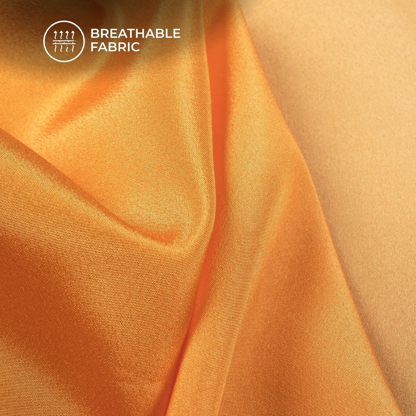 Smooth Readince: Yellow Ombre Digital Print Crepe Silk Fabric