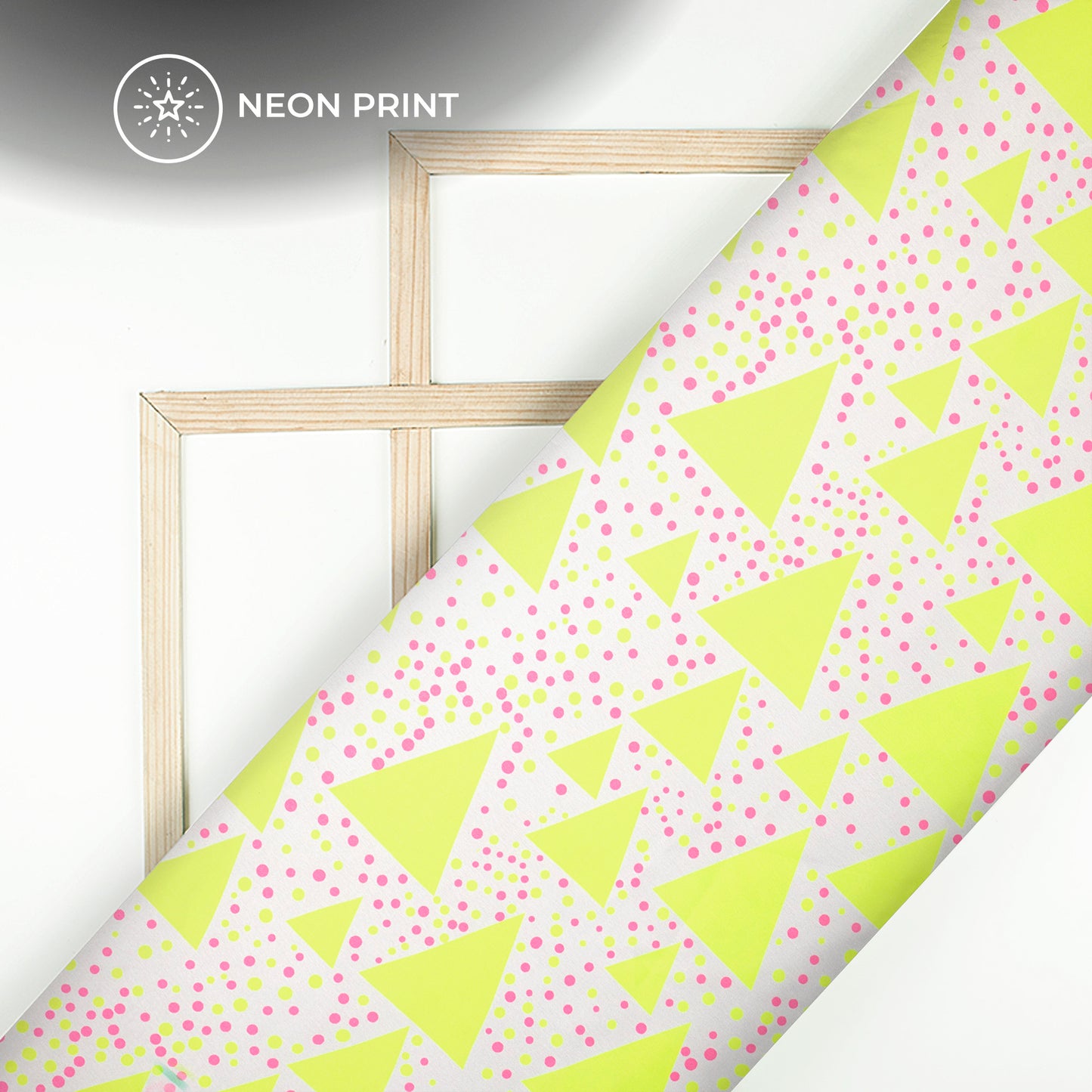 Neon Vibes: Eye-Catching Digital Print Japan Satin Fabric