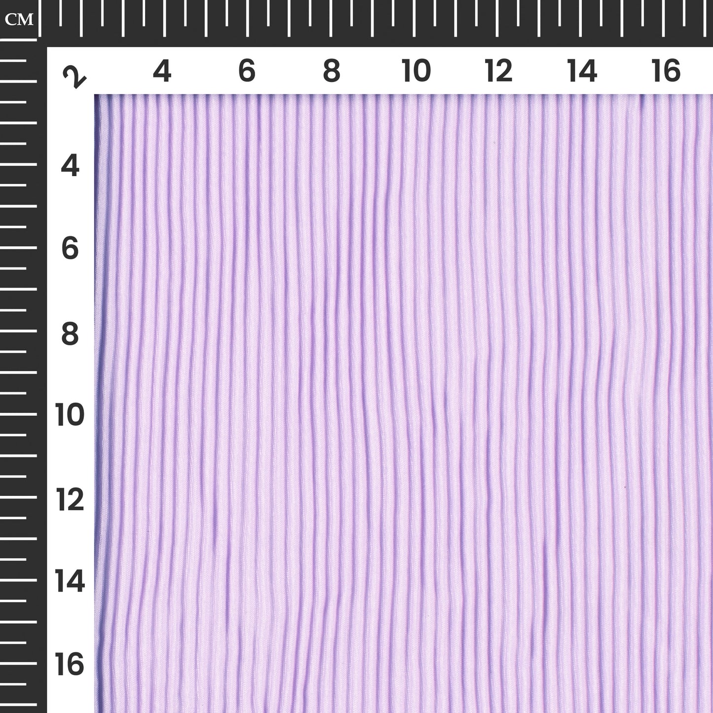 Lavender Purple Plain Pleated Butter Crepe Fabric