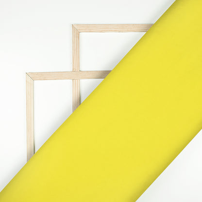 Yellow Plain Georgette Fabric