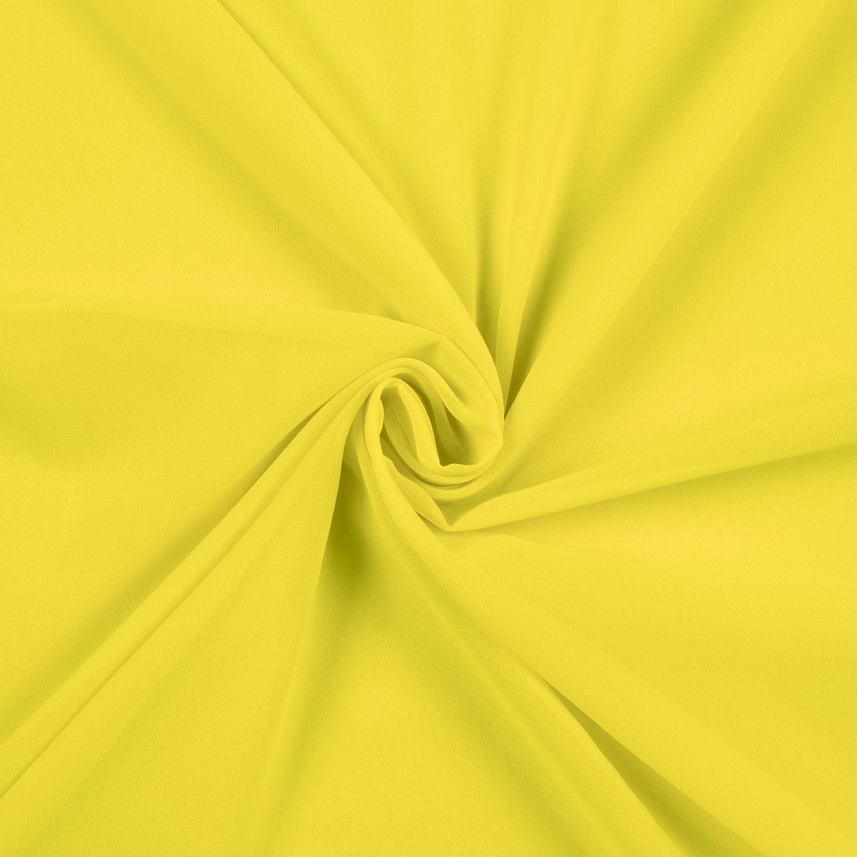 Yellow Plain Georgette Fabric