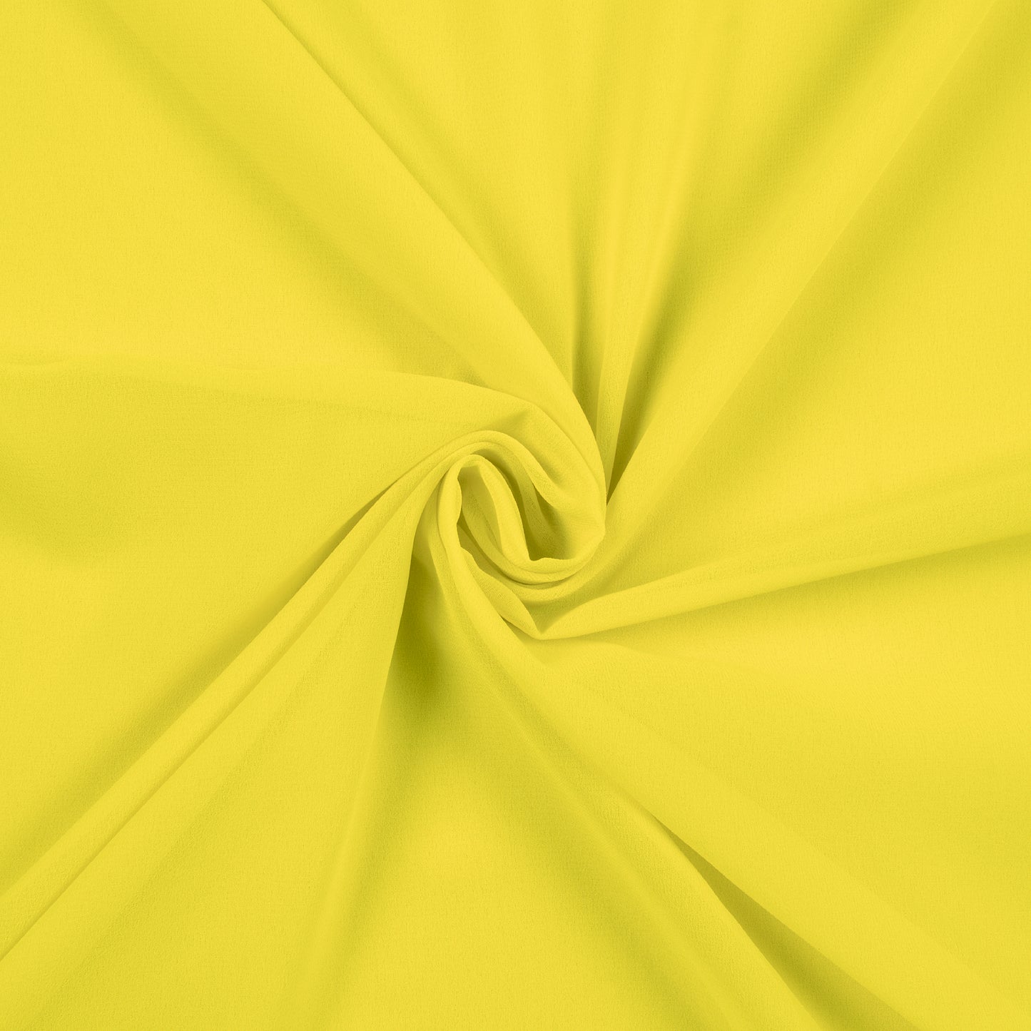 Yellow Plain Georgette Fabric