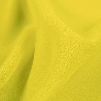 Yellow Plain Georgette Fabric