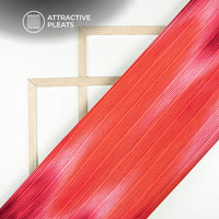 Trendy Tye And Dye Pleated Crepe Satin Fabric