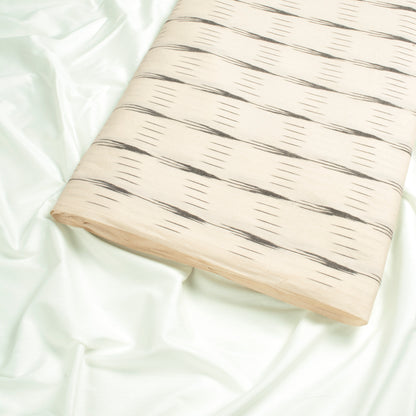 Traditional Unstitched Ikkat Kurta Pyjama Set For Men And Women