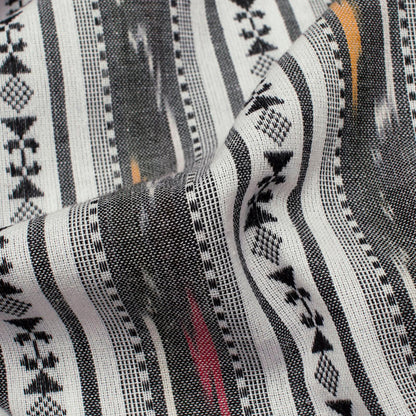 Traditional Unstitched Ikkat Kurta Pyjama Set For Men And Women