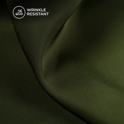 Mehendi Green Plain Imported Satin Fabric