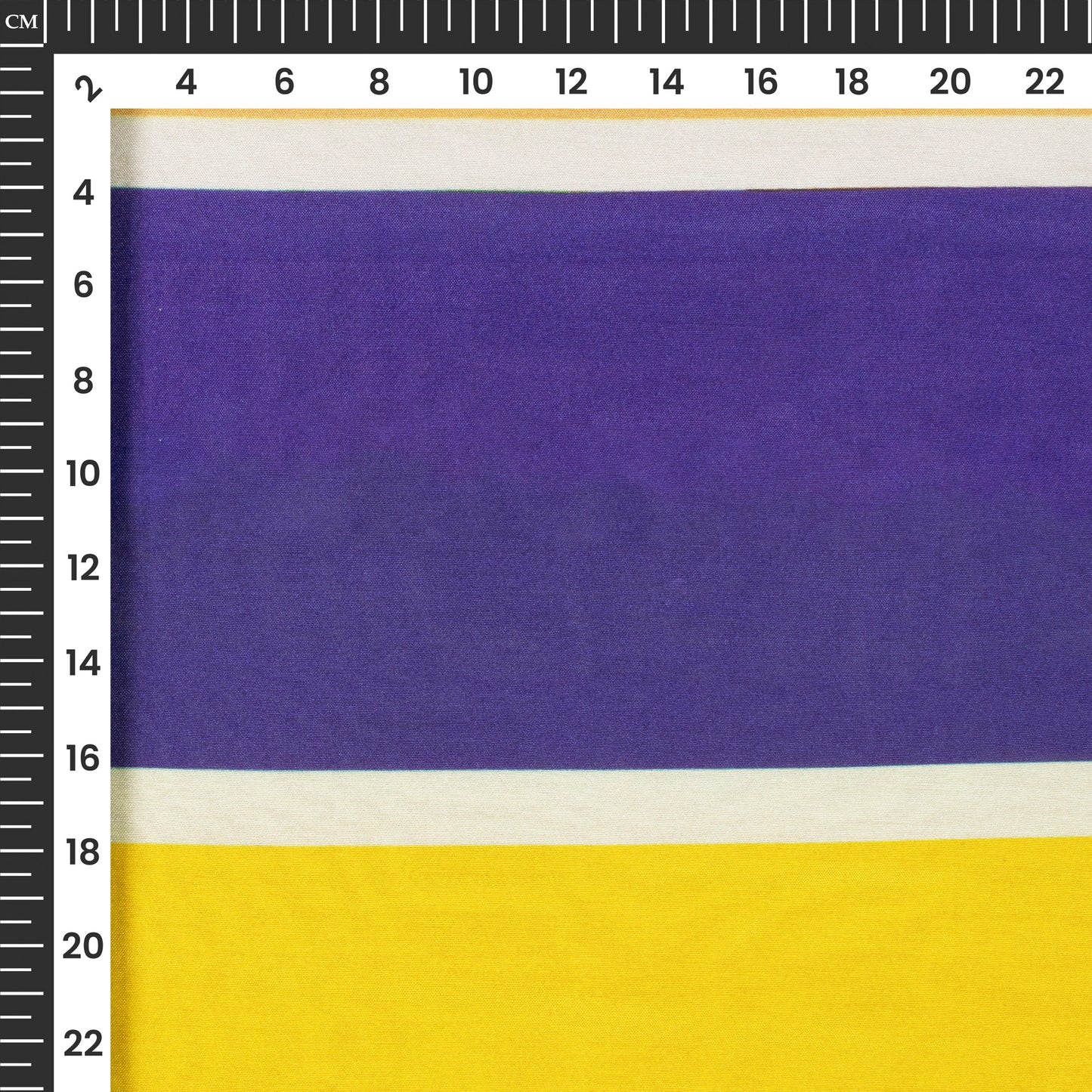 Multi-Color Stripes Digital Print Viscose Muslin Fabric