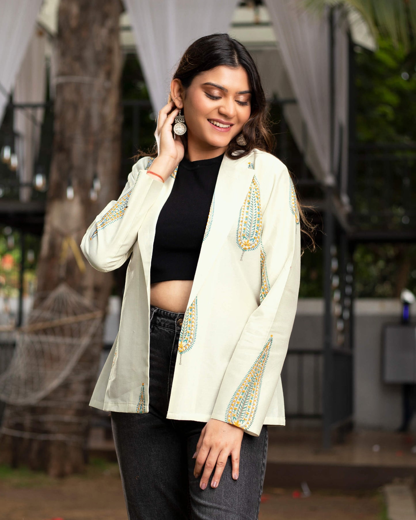 Designer Paisley Jacket For Women