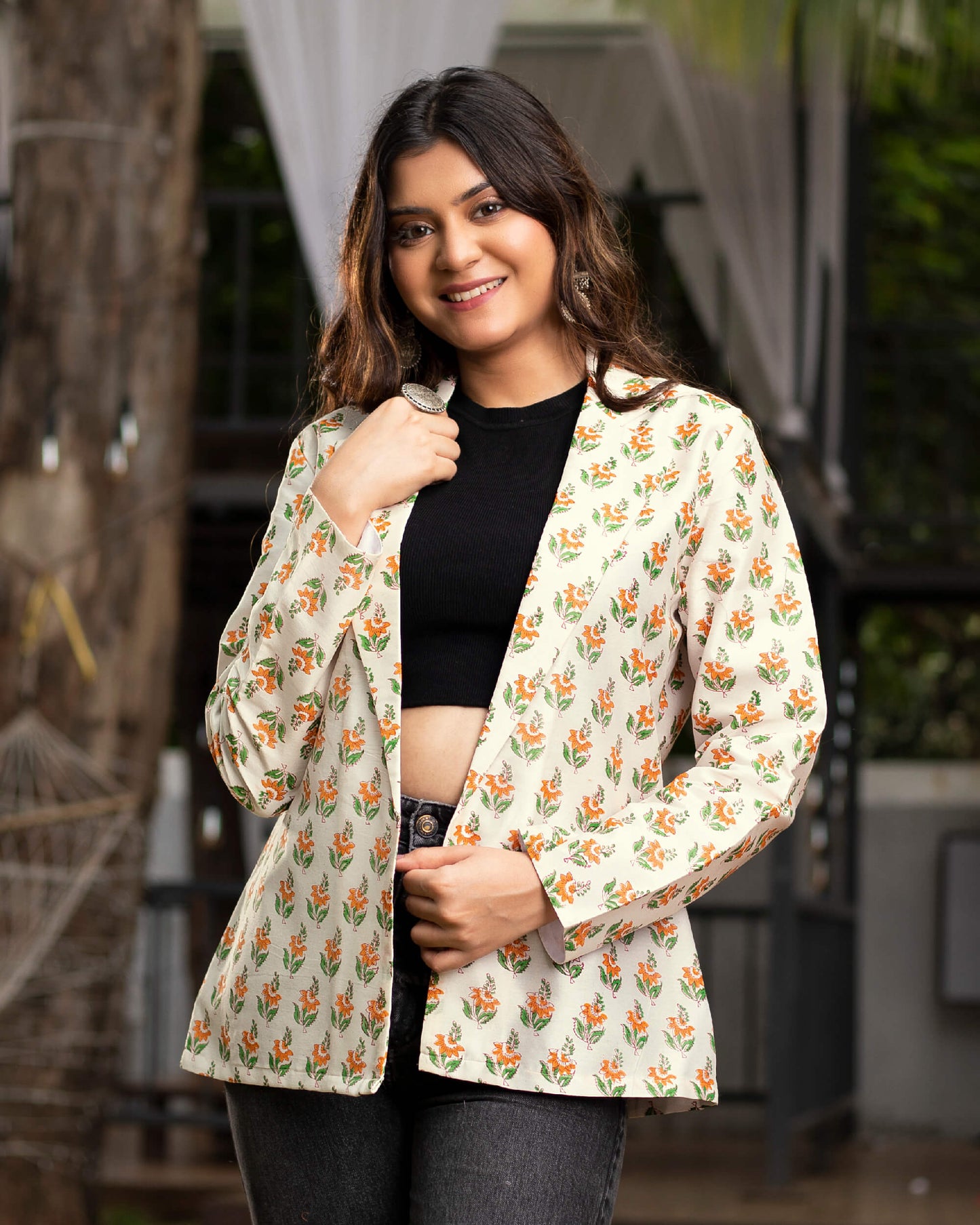 Floral Printed Jacket