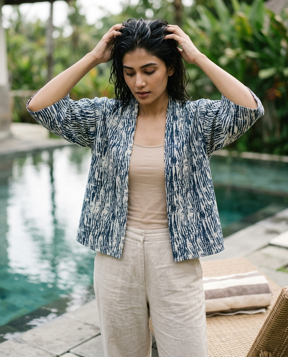 Abstract Kimono Jacket