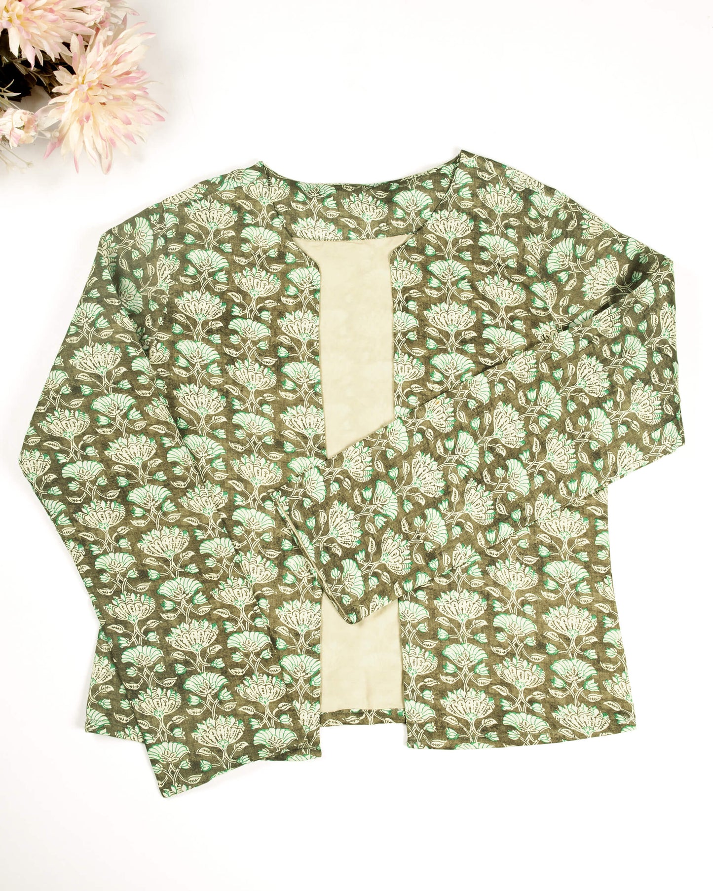 Green Floral Hangup Jacket