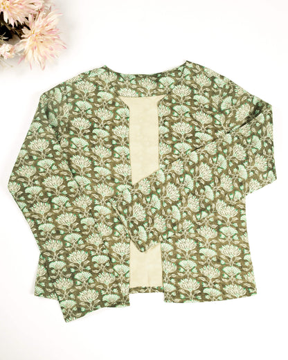Green Floral Hangup Jacket