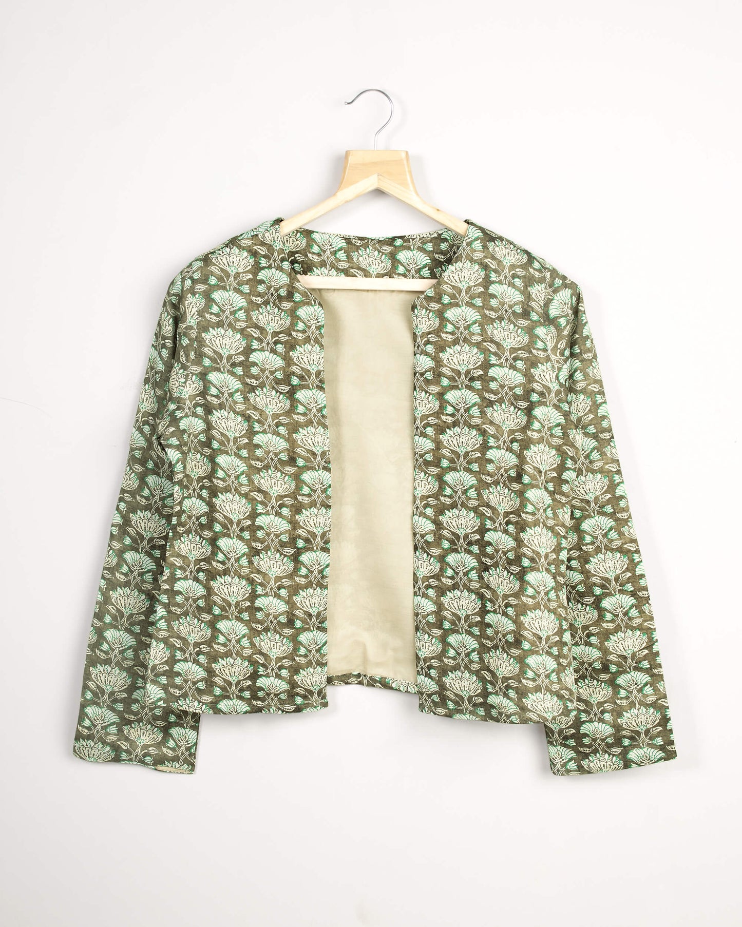 Green Floral Hangup Jacket
