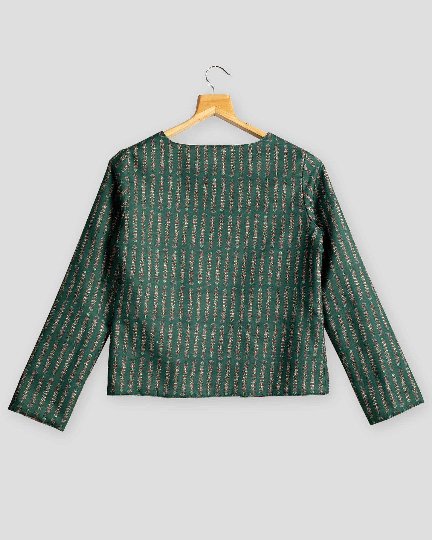 Traditional Floral Reversible Jacket