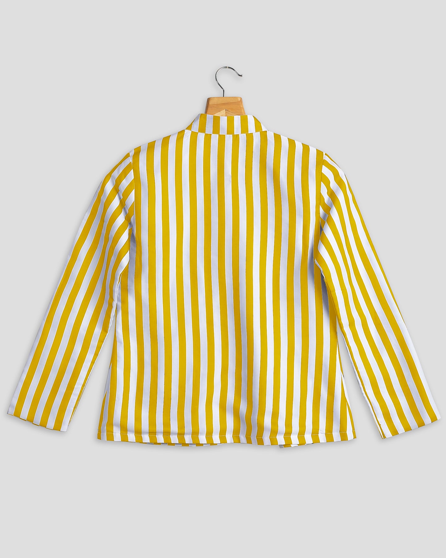 Yellow Stripes Hangup Jacket For Women