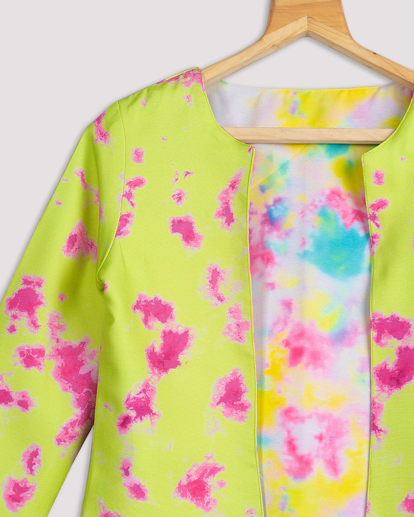 Bestselling Tie And Dye Reversible Jacket For Women