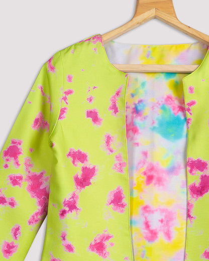 Bestselling Tye And Dye Reversible Jacket For Women