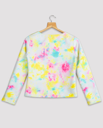 Bestselling Tye And Dye Reversible Jacket For Women