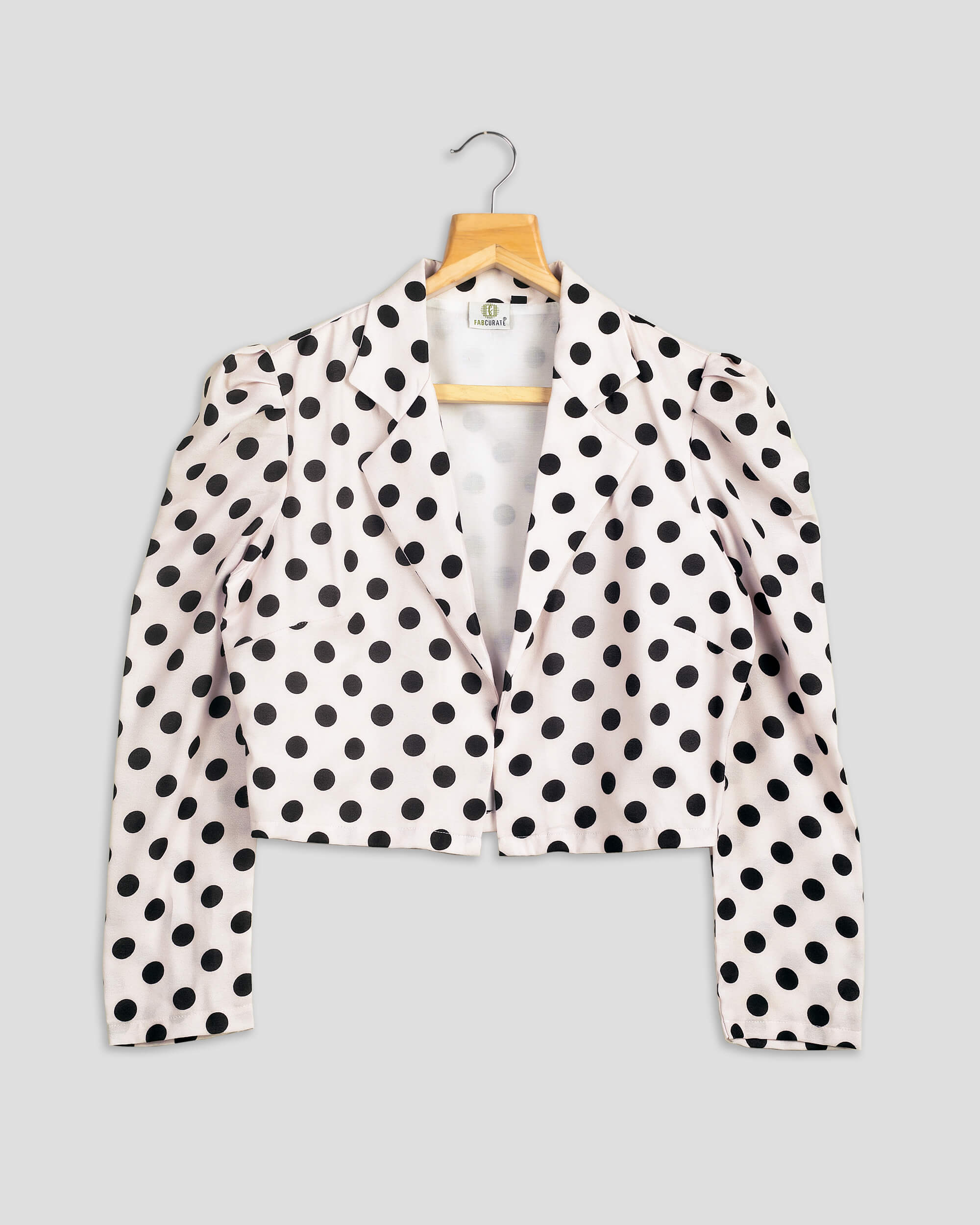 Polka dot jacket womens sale