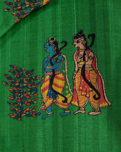 Traditional Madhuvanii Cropped Jacket For Women