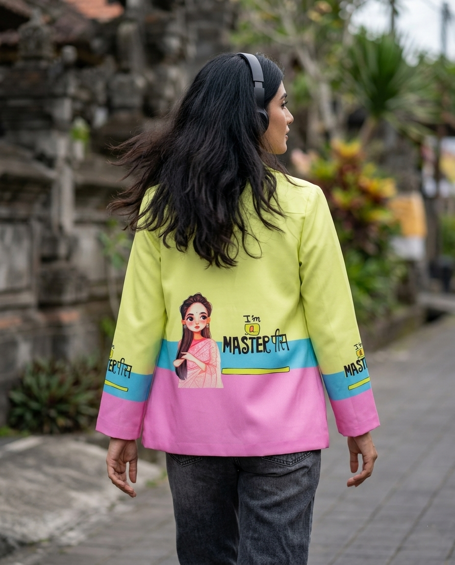 Master Piece Quirky Jacket For Women