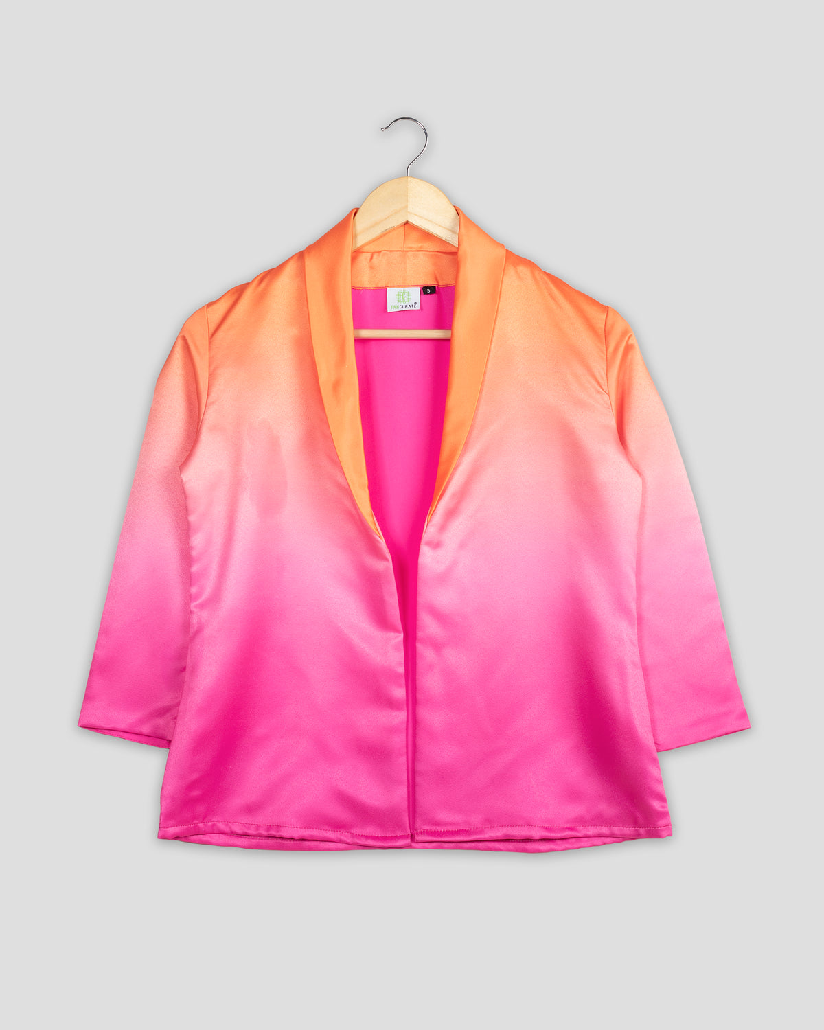 Orange Ombre Designer Jacket For Women