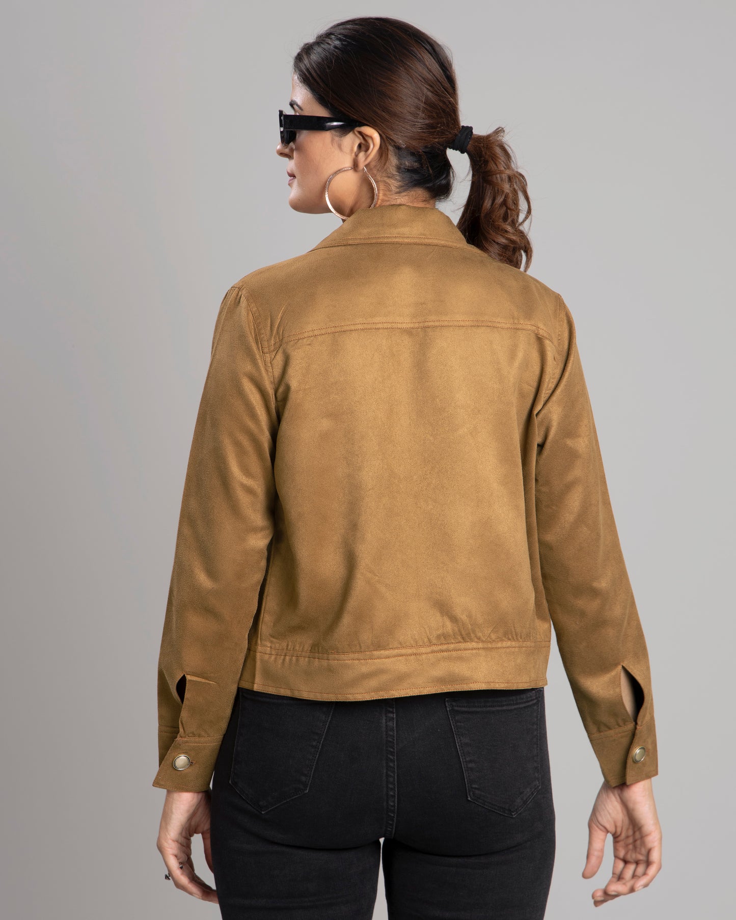 Exclusive Luxurious Suede Jacket For Women