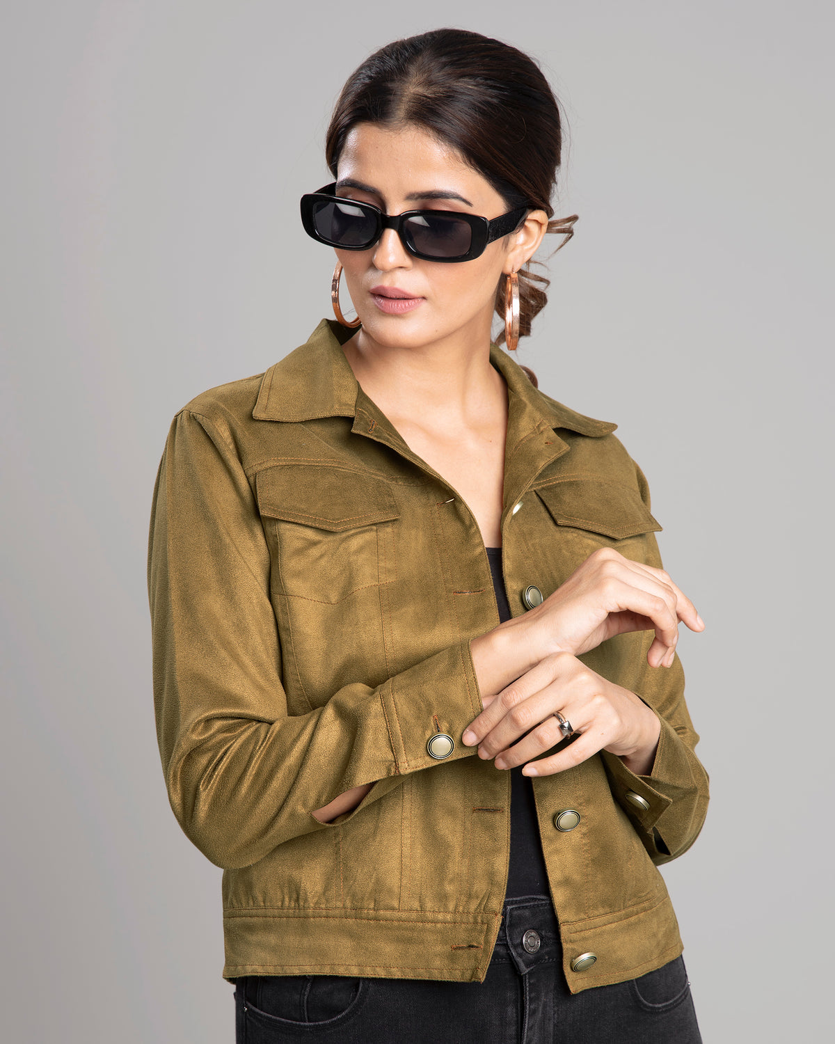 Exclusive Luxurious Suede Jacket For Women