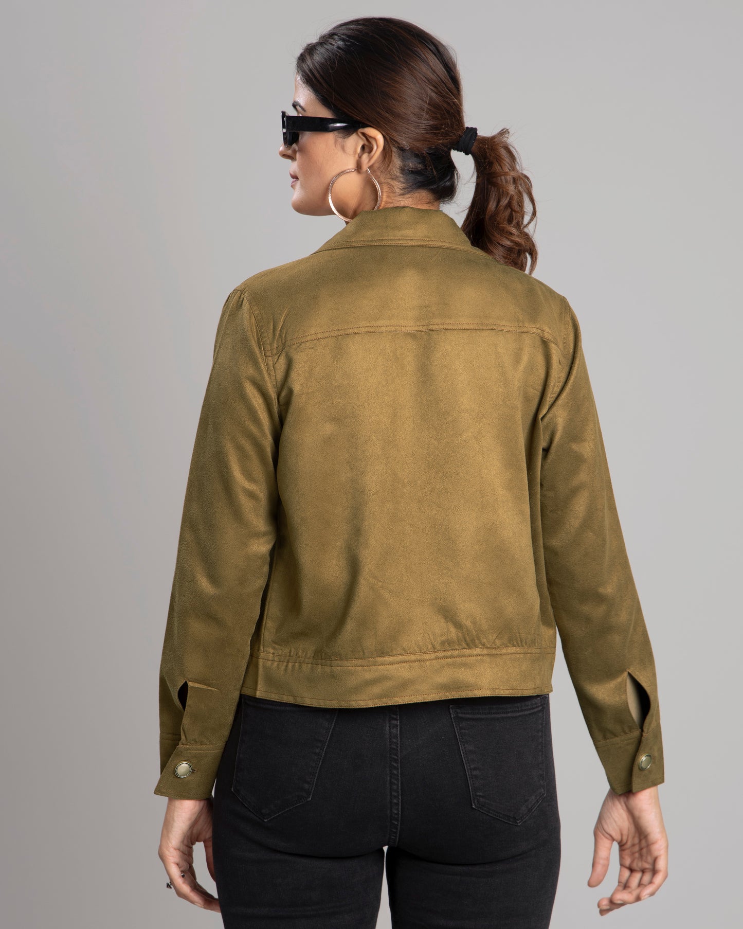 Exclusive Luxurious Suede Jacket For Women