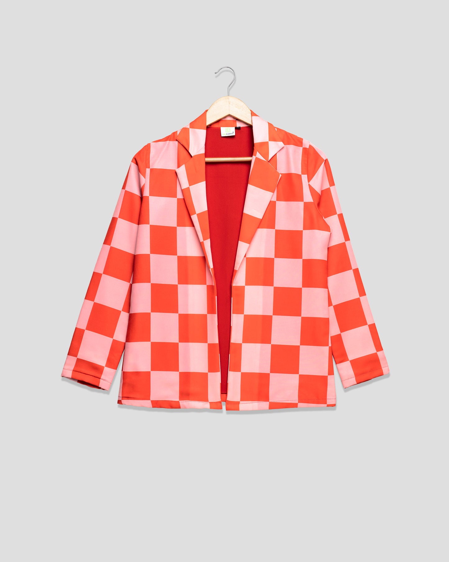 Elevate Your Style With Women's Checks Varsity Jacket