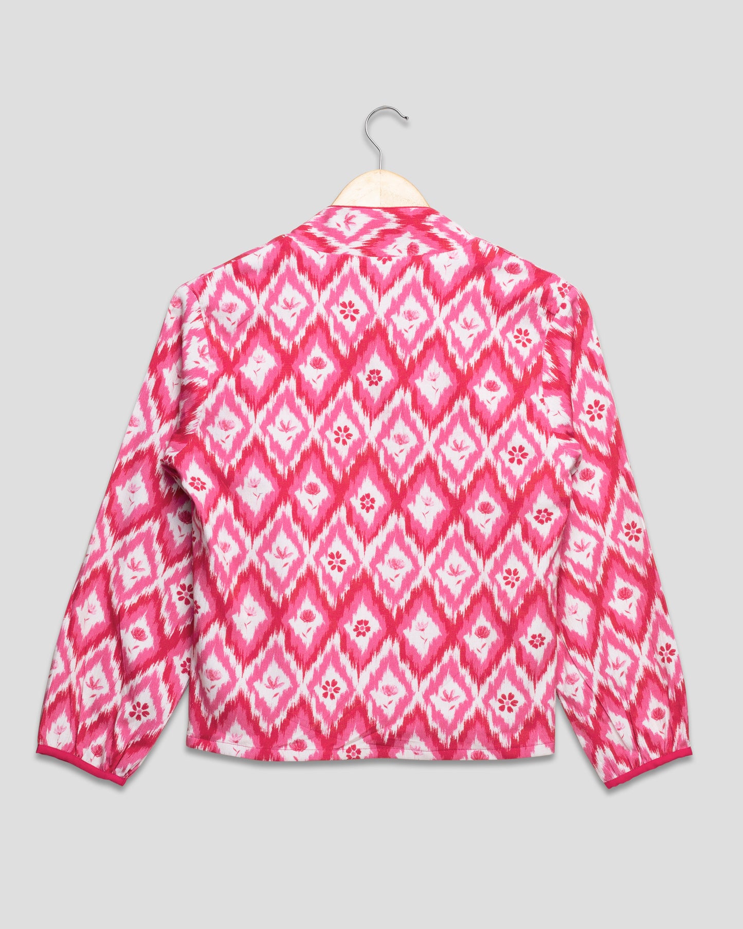 Trendy Ikkat Printed Women'S Jacket