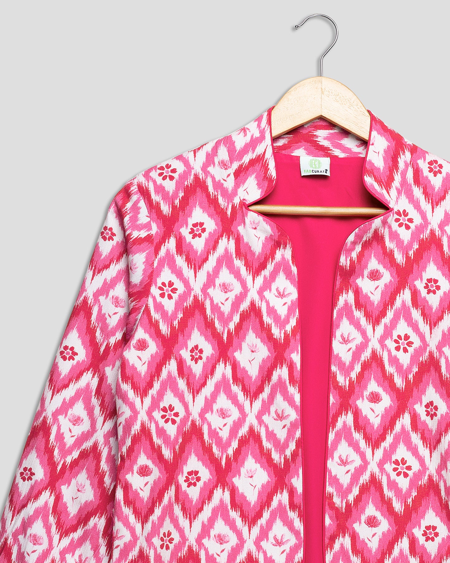 Trendy Ikkat Printed Women'S Jacket