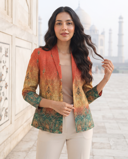 Exclusively Unique Designed Ethnic Women's Jacket