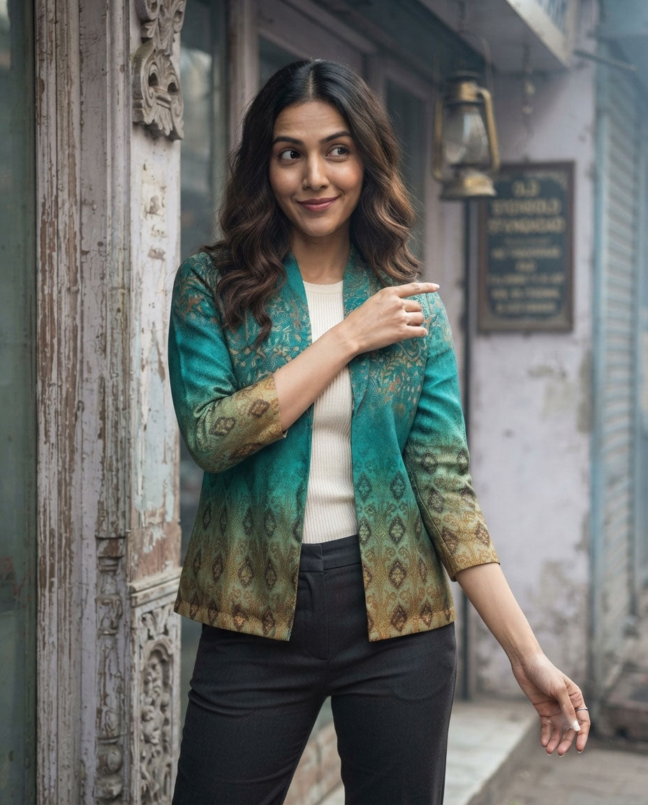 Cultural Charm In Every Stitch: Women's Ethnic Jacket